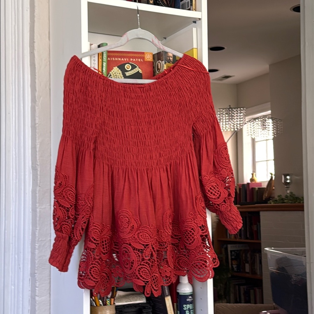 Lissa Porrata Terracota Blouse